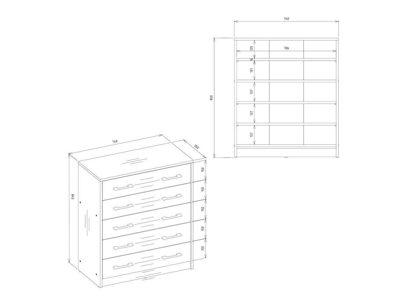 Schoenenkast Mandeville 372 (Kasjmier)