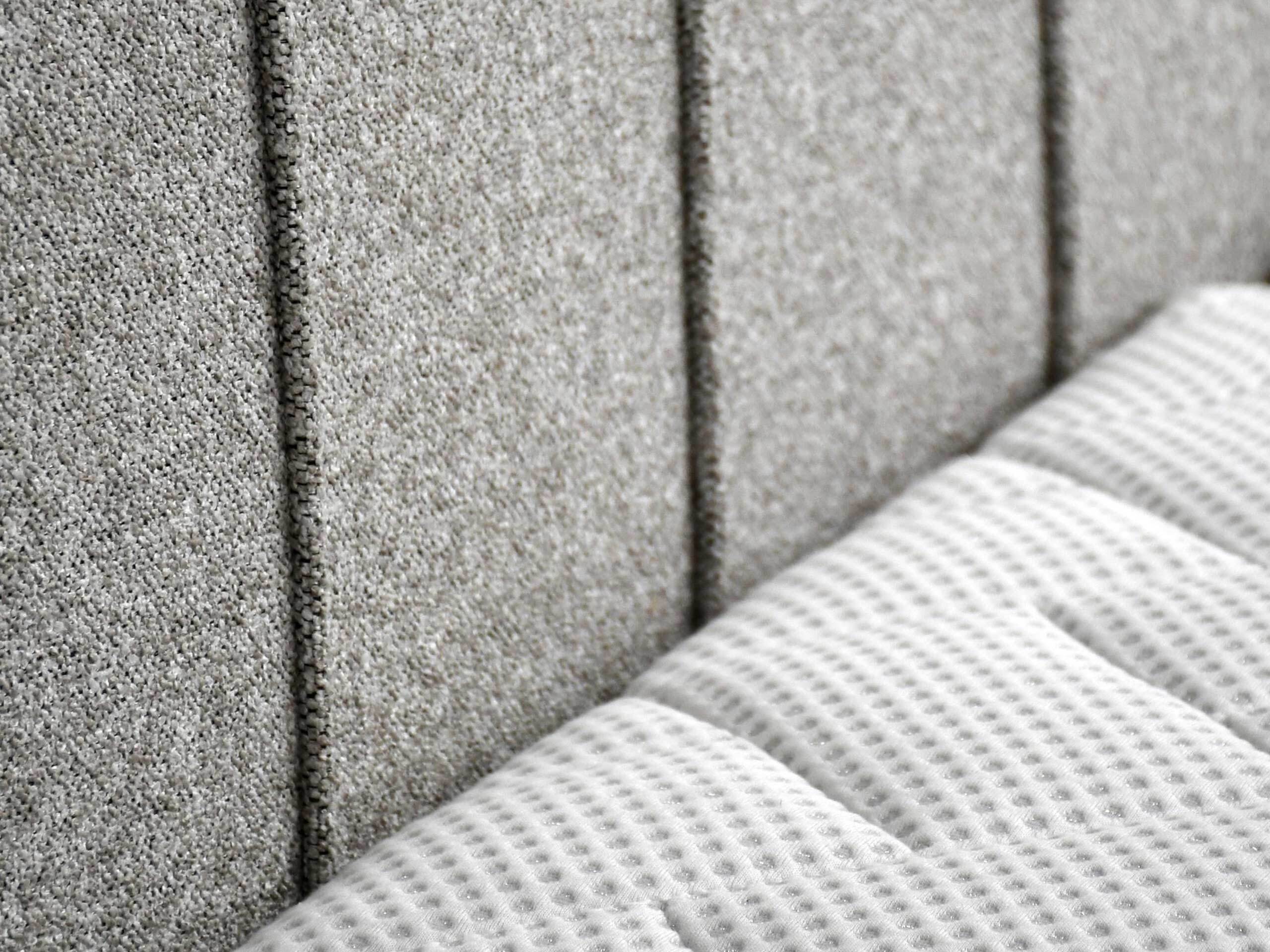 Boxspring Norman 127 (Lichtgrijs)