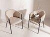 Stoel Dallas 5354 (Beige + Zwart)