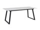 Tafel Dallas 5355 (Wit marmer + Zwart)