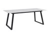 Tafel Dallas 5355 (Wit marmer + Zwart)