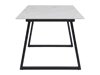 Tafel Dallas 5355 (Wit marmer + Zwart)
