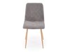 Stoel Houston 1731 (Grijs + Licht hout)