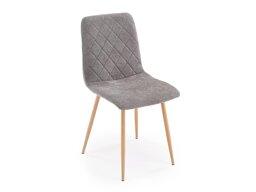 Stoel Houston 1731 (Grijs + Licht hout)