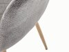 Stoel Houston 1731 (Grijs + Licht hout)