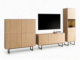 Woonkamerset Bentesa 125 (Eiken)