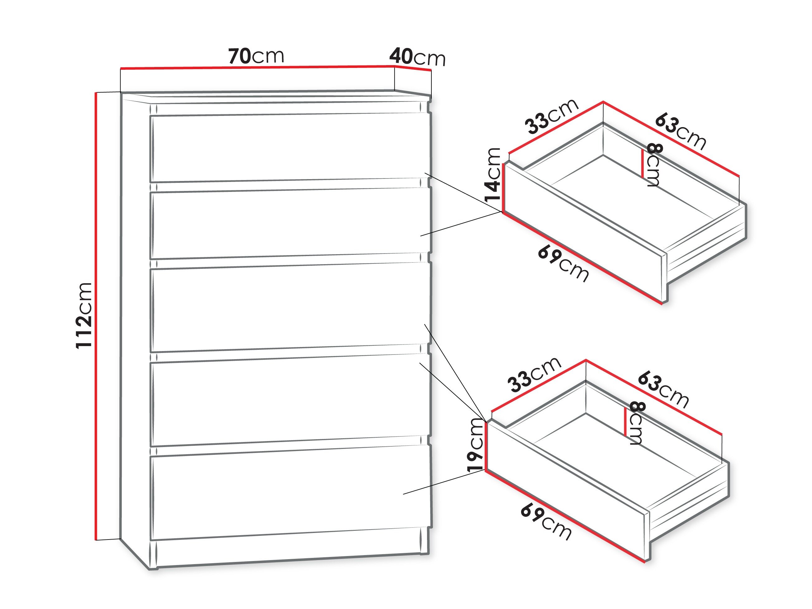 Ladekast Comfivo Structor IV (Notenhout)
