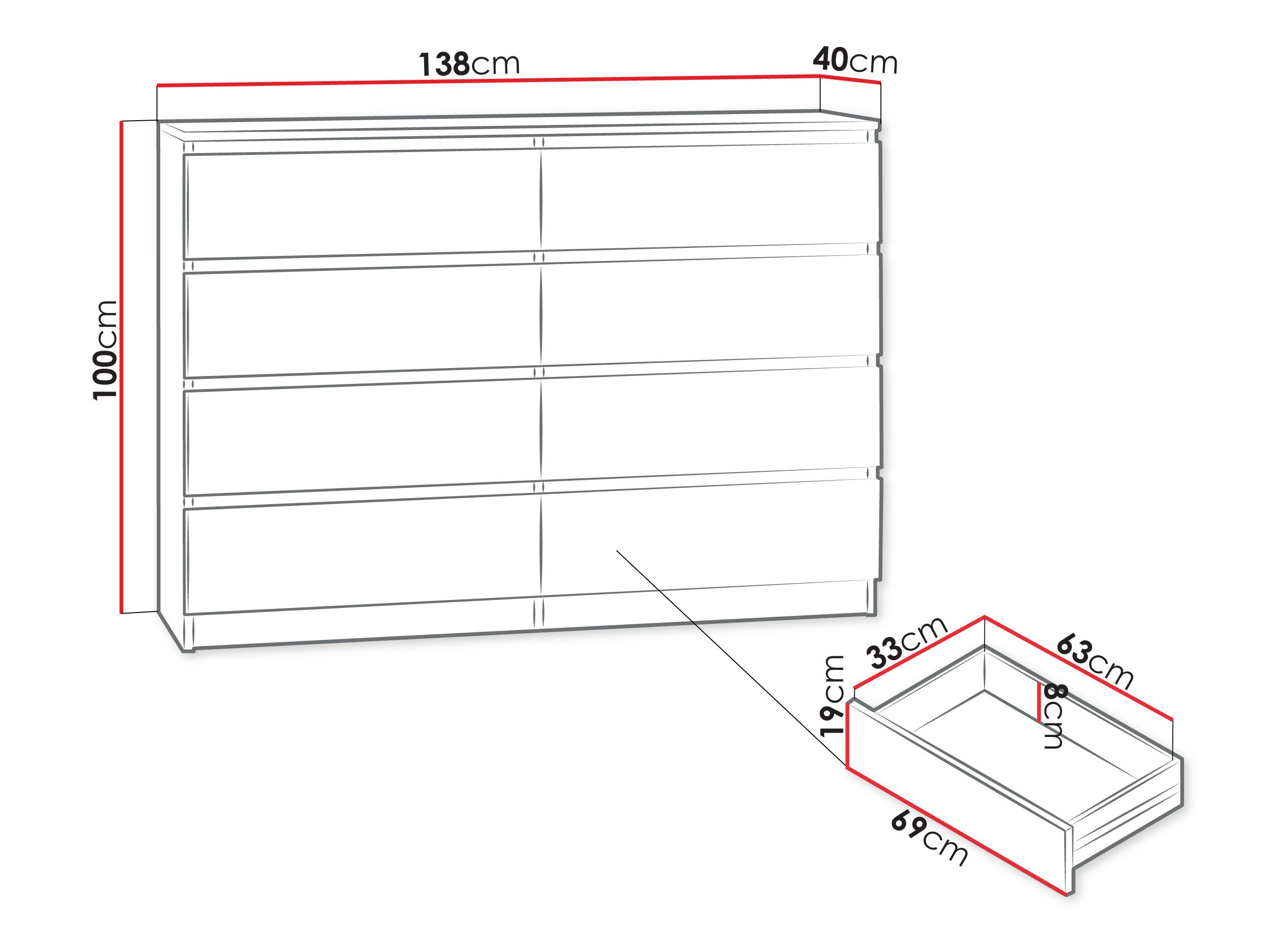 Ladekast Comfivo Structor III (Notenhout)