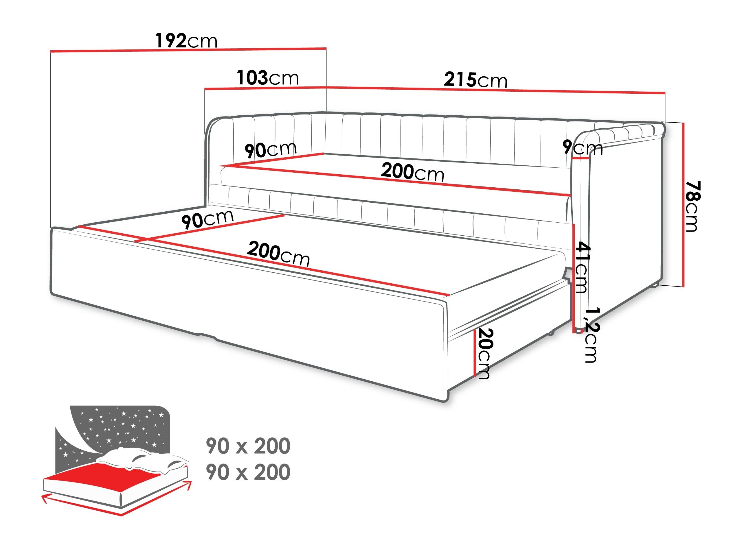 Bed Ogden 177 (Vera 03)