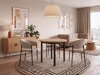Stoel Detroit 1053 (Beige + Mat Zwart)