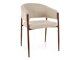 Stoel Detroit 1053 (Licht beige + Notenhout)
