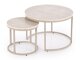 Salontafel set Houston 2213 (Licht travertin + Kasjmier)