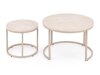 Salontafel set Houston 2213 (Licht travertin + Kasjmier)