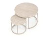 Salontafel set Houston 2213 (Licht travertin + Kasjmier)