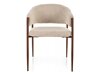 Stoel Detroit 1053 (Licht beige + Notenhout)