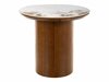 Bijzettafel Detroit 1058 (Steen Patroon + Notenhout)