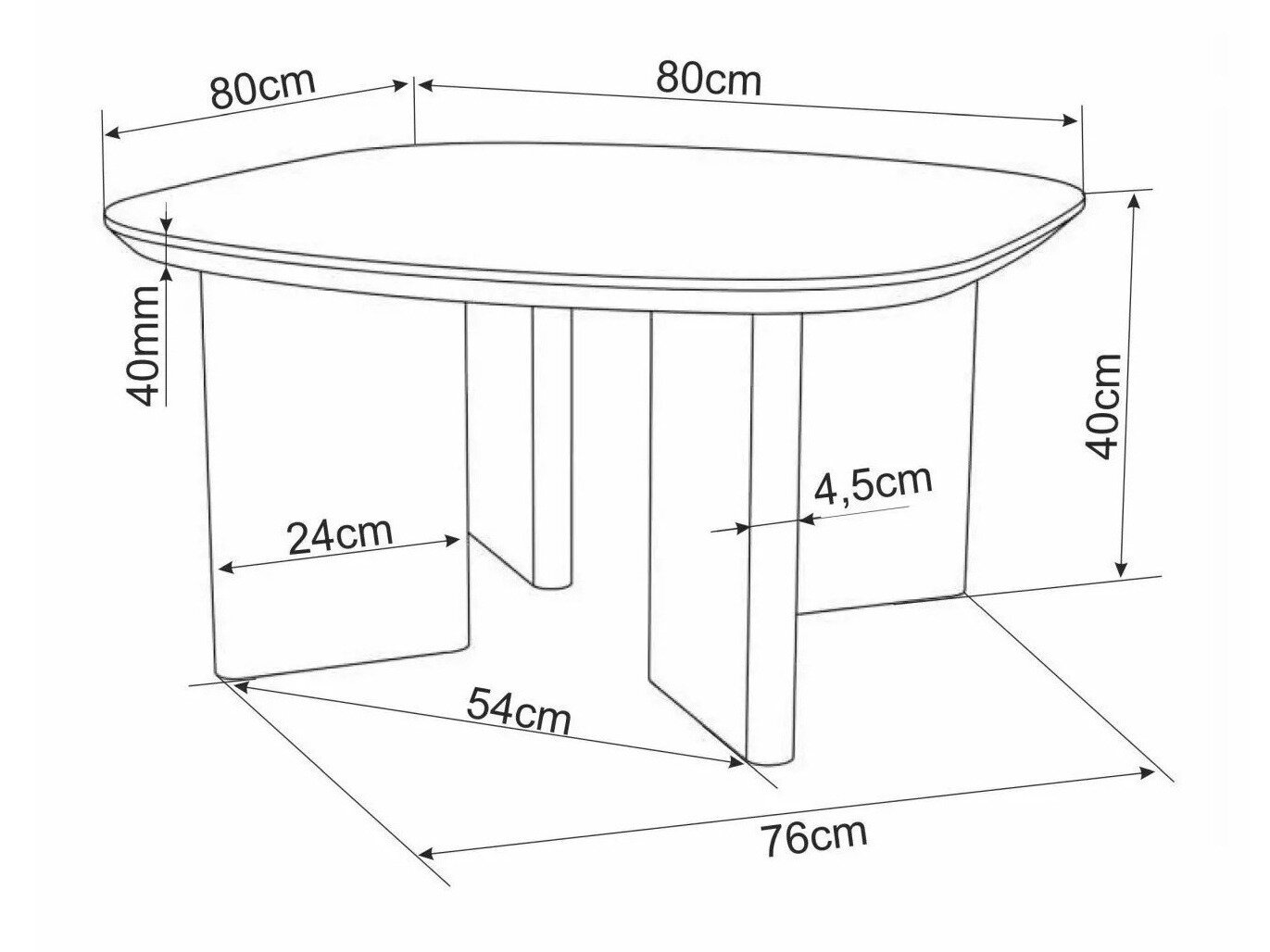 Salontafel Detroit 1057