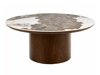 Salontafel Detroit 1059 (Steen Patroon + Notenhout)