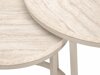 Salontafel set Houston 2213 (Licht travertin + Kasjmier)