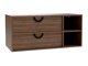 Hangend badkamermeubel voor wastafel Sodalis (Notenhout)