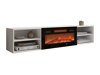 TV-meubel Charlotte 190 (Wit + Zwart)