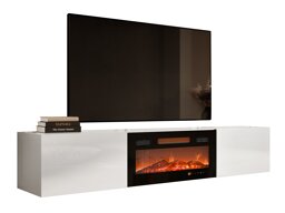 TV-meubel Imago I (Wit + Glanzend wit)