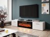 TV-meubel Numerus (Wit + Glanzend wit)