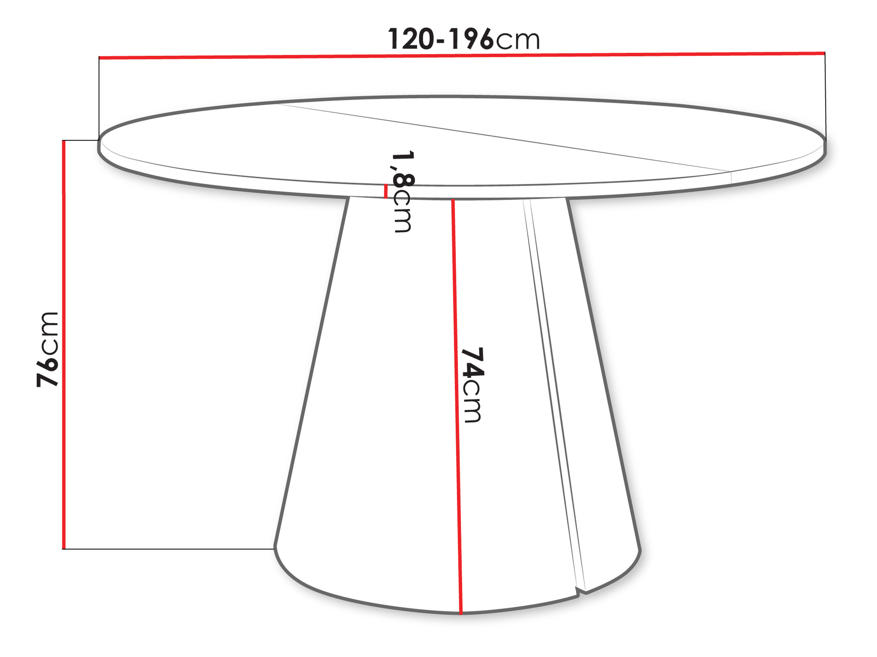 Tafel Oswego 167