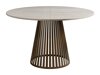 Tafel Prudentia (Licht travertin + Bruin)