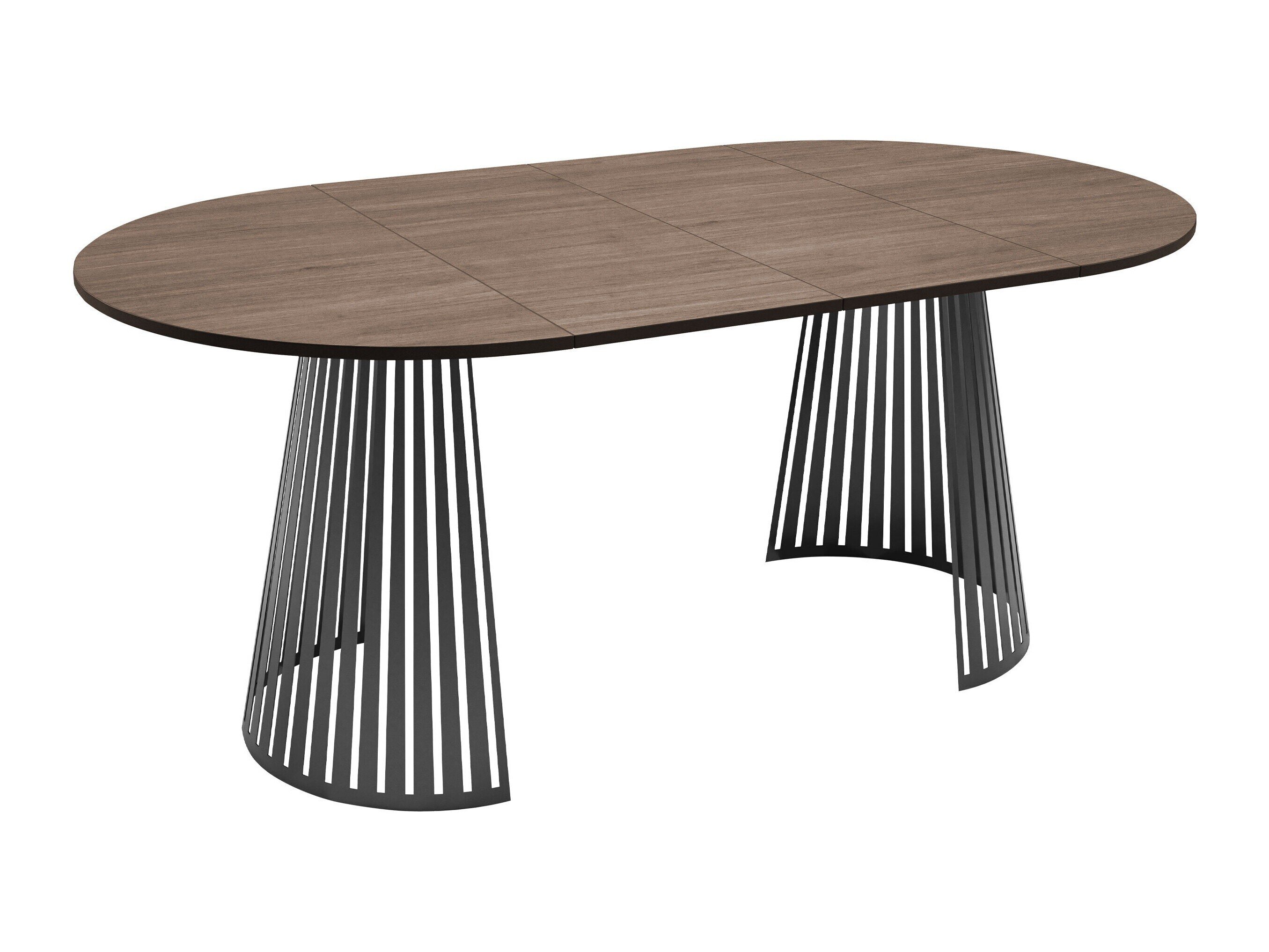 Tafel Prudentia (Licht travertin + Bruin)