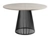 Tafel Prudentia (Licht travertin + Zwart)