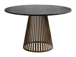 Tafel Prudentia (Zwart Marmer + Bruin)