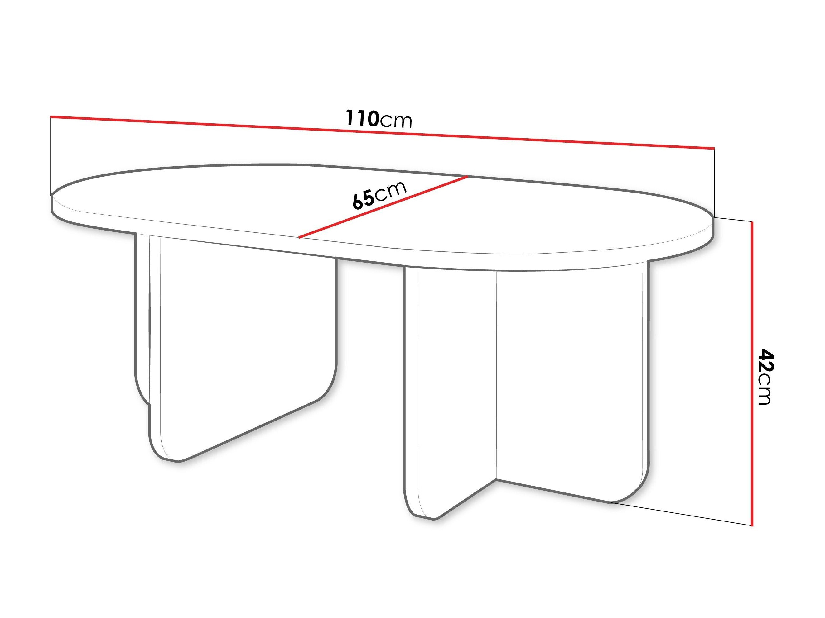 Salontafel Comfivo Humar (Beige)