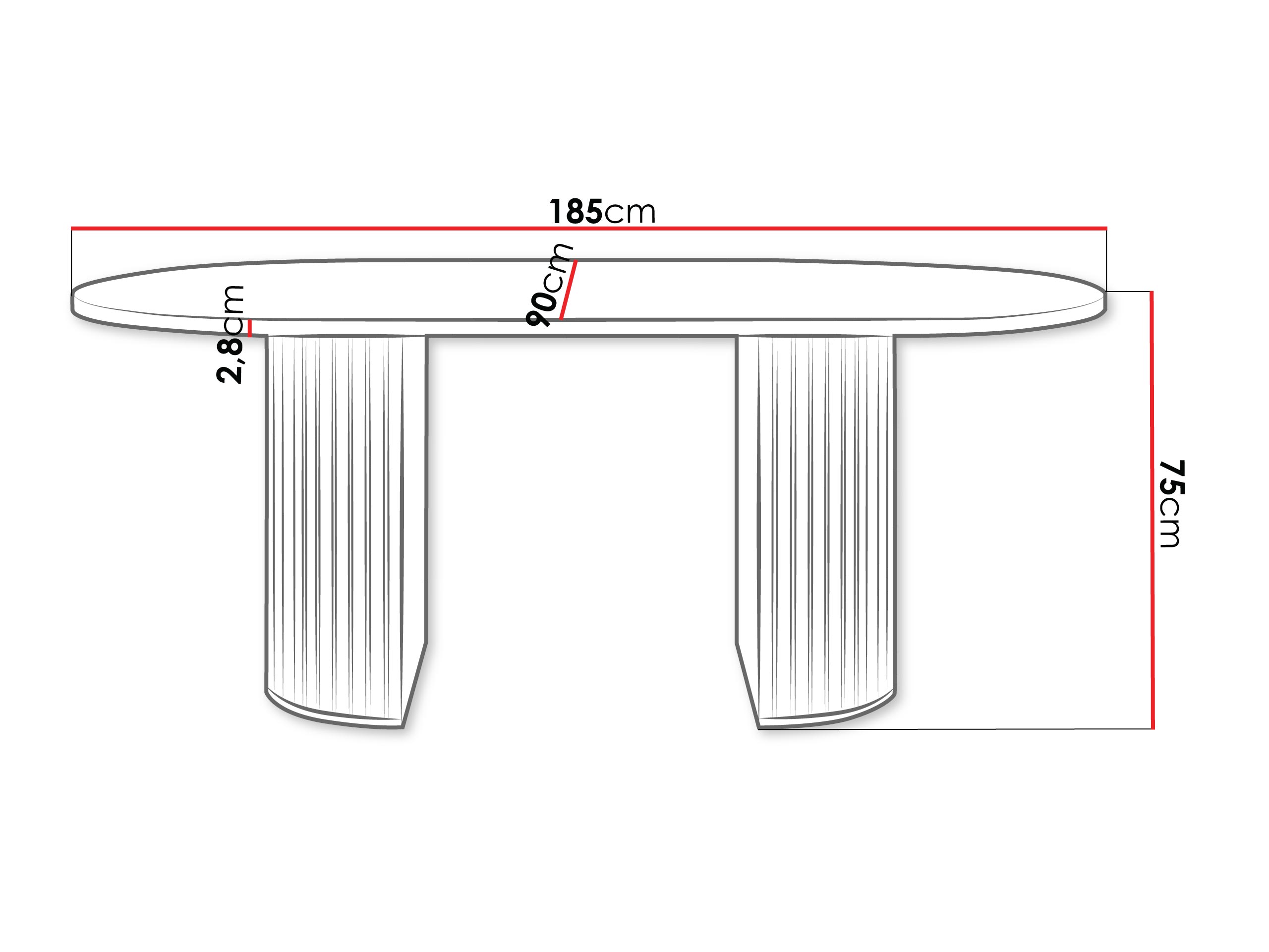 Tafel Comfivo Ulma (Cremona eiken)