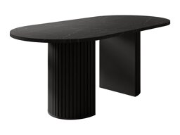 Tafel Comfivo Ulma (Zwart marmer + Zwart)