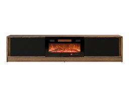 TV-meubel Charlotte 217 (Notenhout + Zwart)