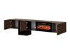 TV-meubel Charlotte 218 (Notenhout + Zwart)