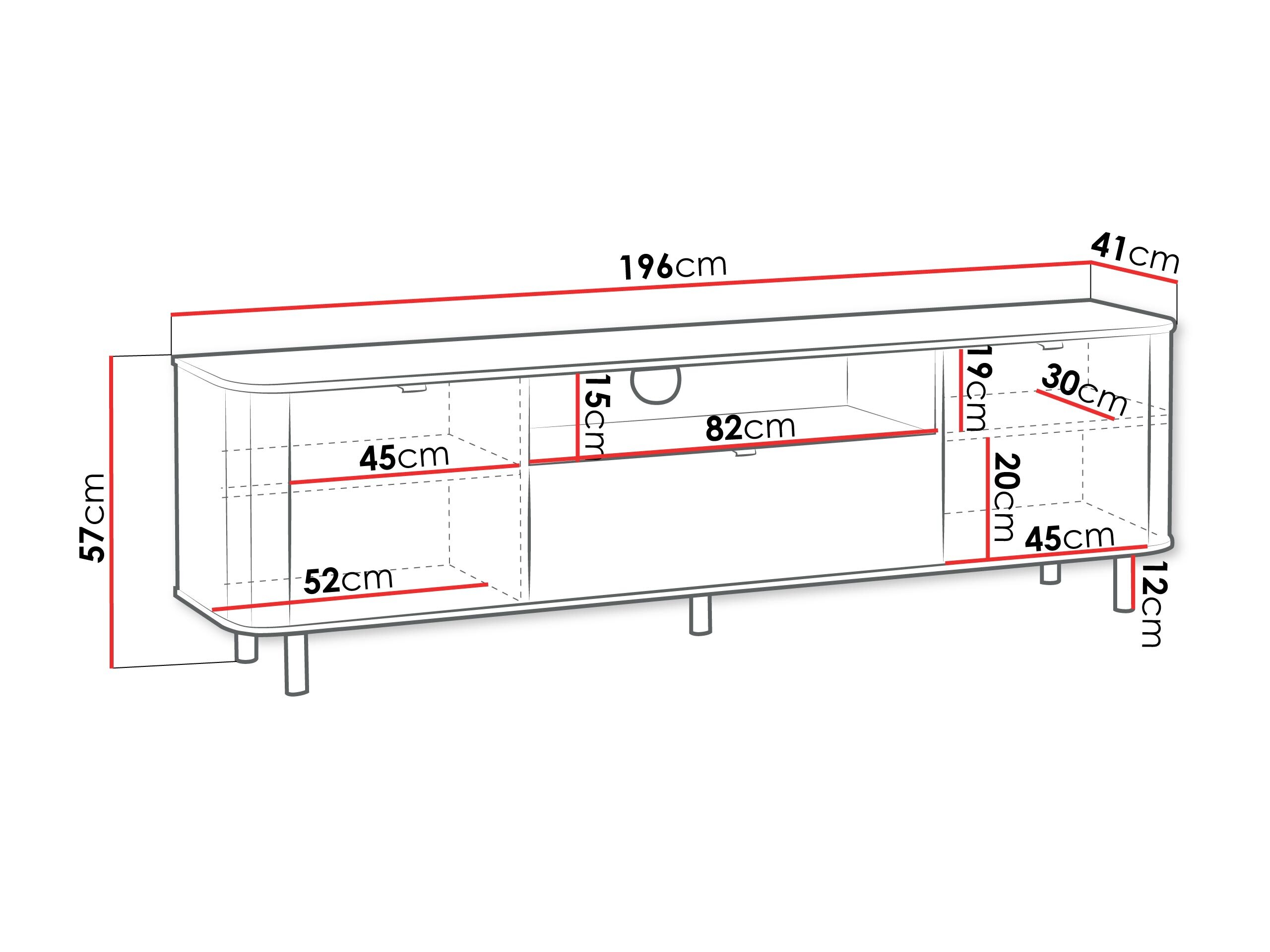 TV-meubel Larala 105 (Wit)