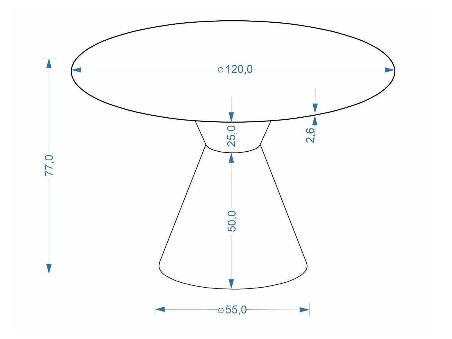 Tafel Houston 2218