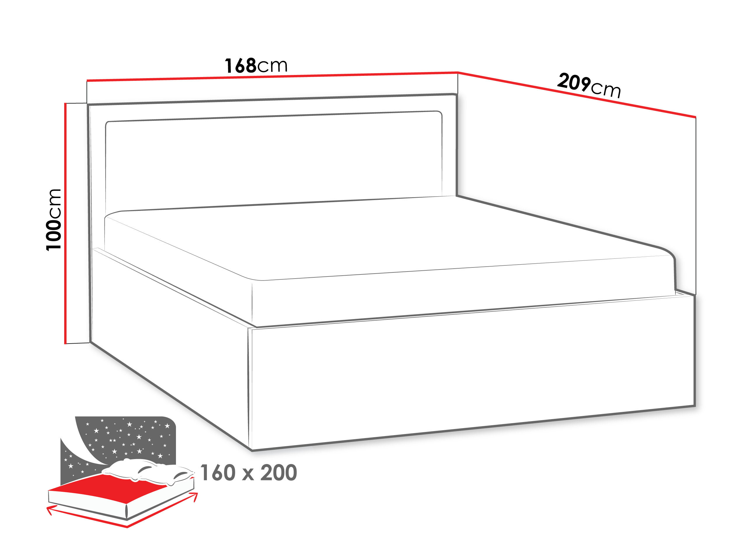 Bed Lorsali 111
