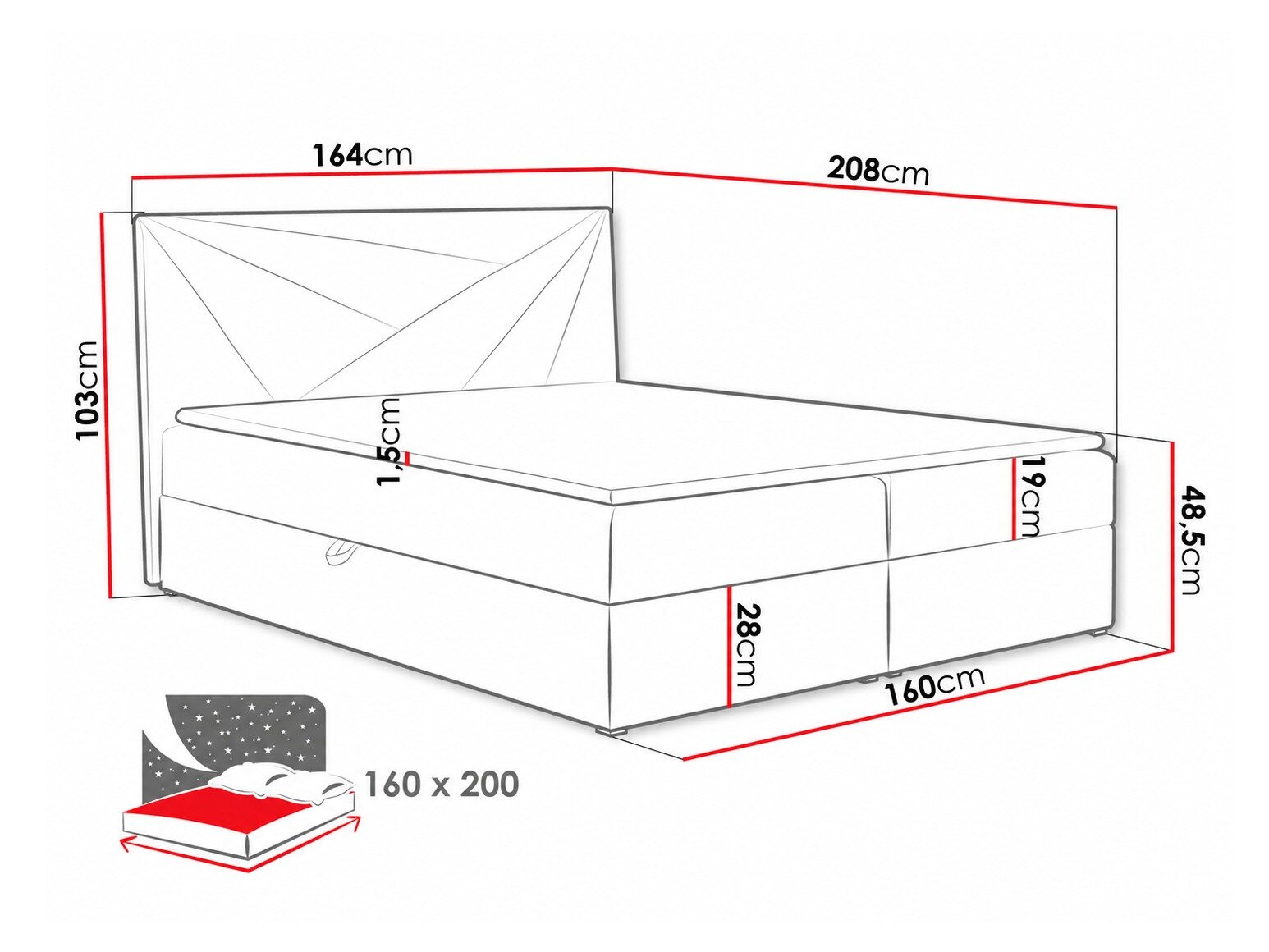 Boxspring Pons II (Kronos 09)