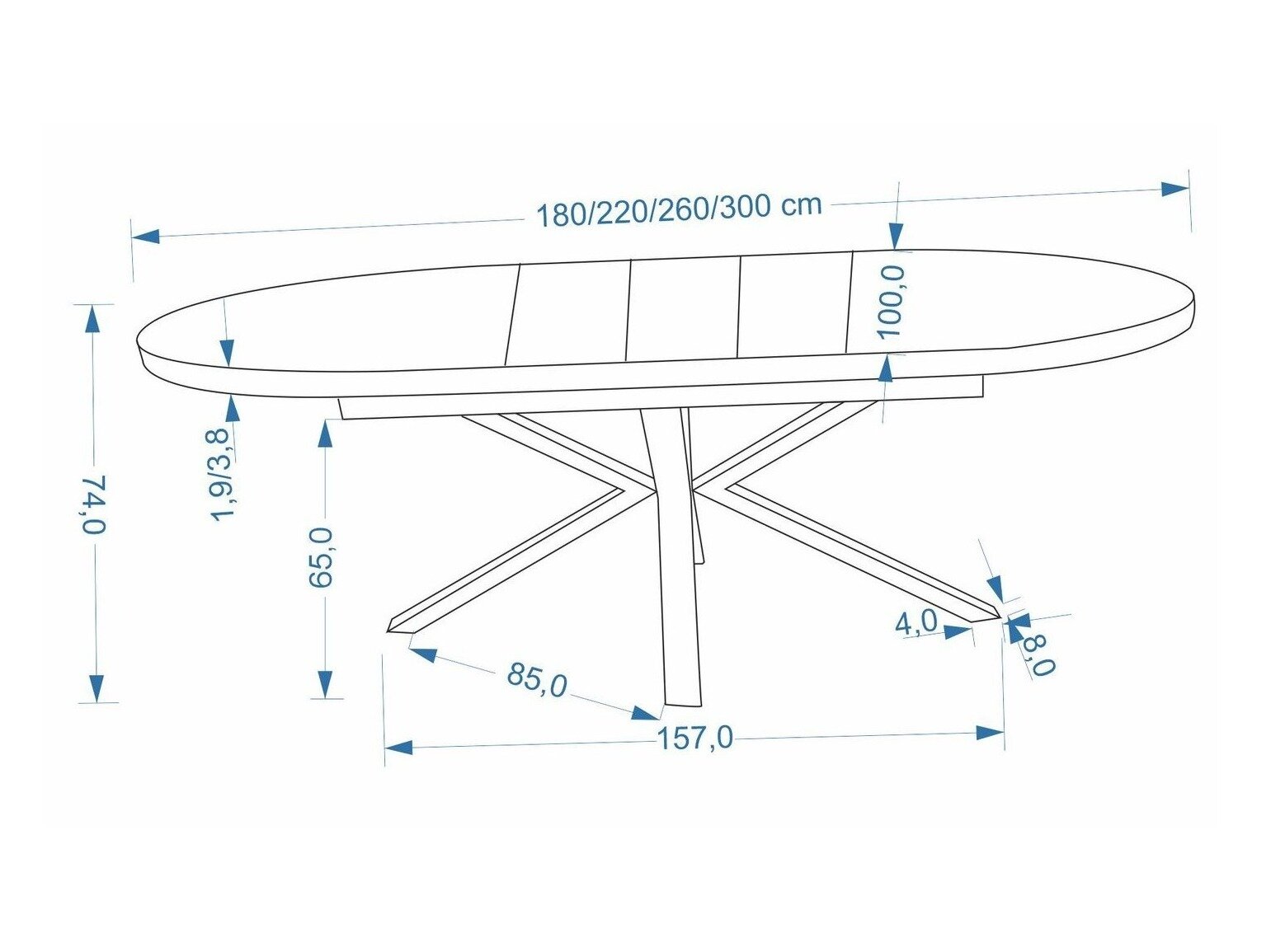 Tafel Houston 2223