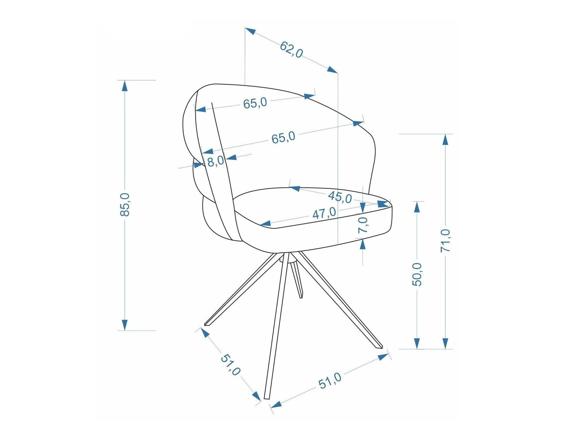 Stoel Houston 2224 (Amicasa 09)