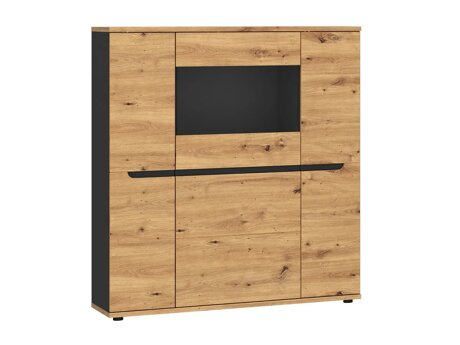Dressoir Deldori 103 (Artisan eiken + Antraciet)