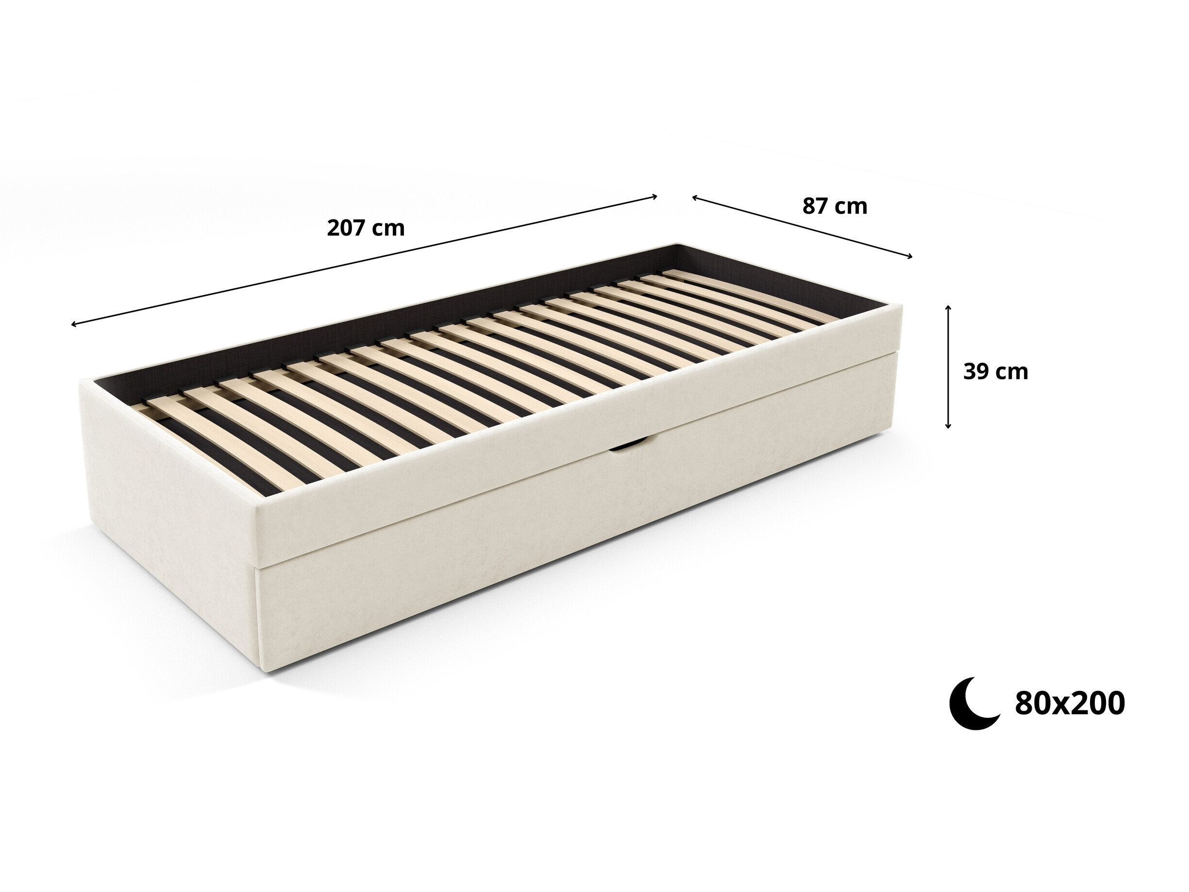 Bed Franklin 229 (Magic Velvet 2240)
