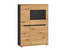 Dressoir Deldori 102 (Artisan eiken + Antraciet)