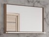 Badkamer spiegel Salus (Notenhout + Wit marmer)