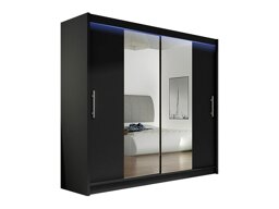 Kledingkast Closico Pallor II (Zwart)