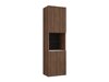 Wand badkamermeubel Nauta (Notenhout + Wit marmer)