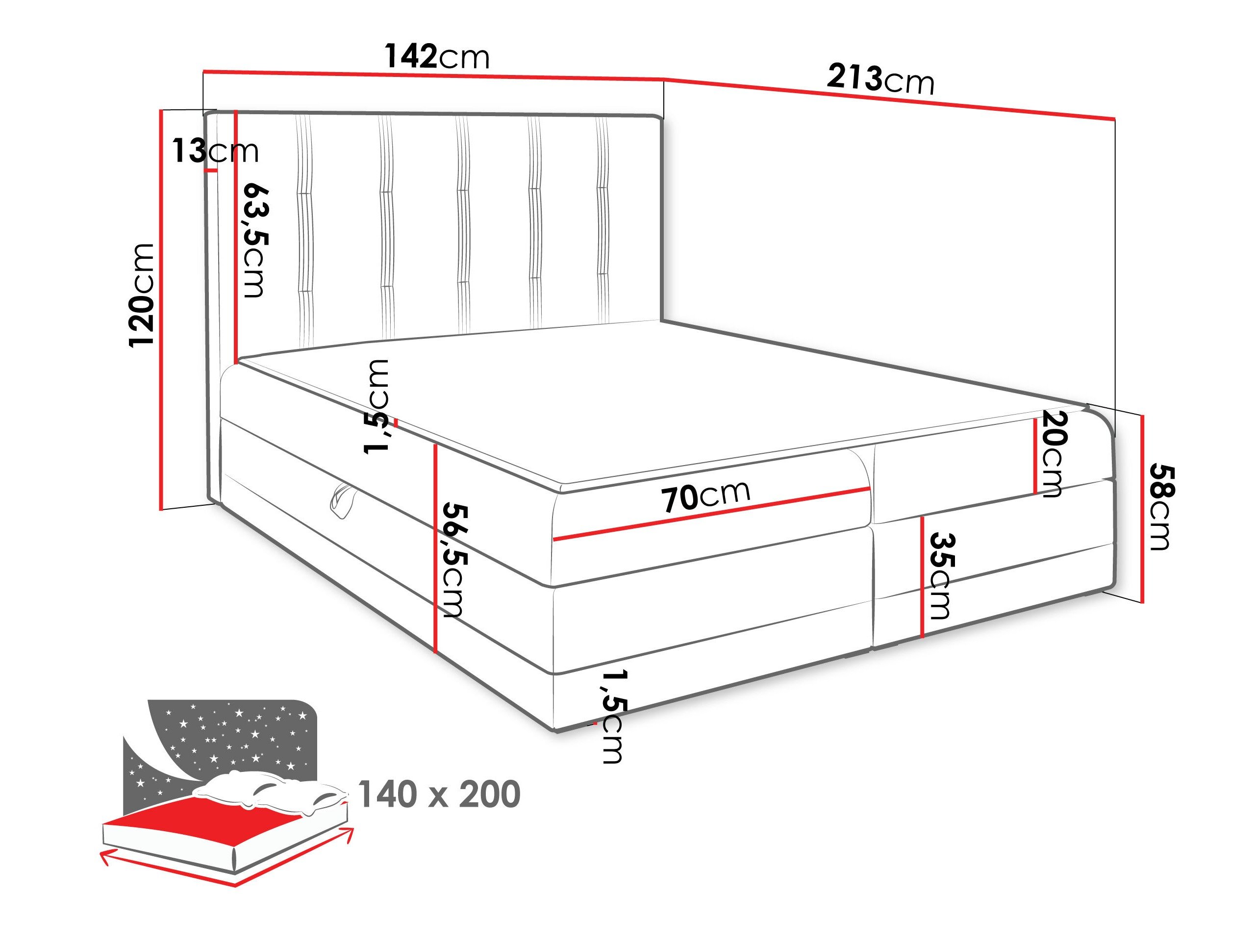 Boxspring Villa (Kameleon 9 + Kameleon 29)